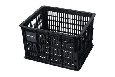 Image of Basil Crate Fahrradkiste M schwarz bei JUMBO