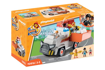 Image of Playmobil Duck on Call Notarzt Einsatzfahrzeug (70916) bei JUMBO