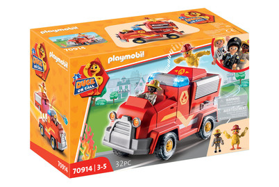 Image of Playmobil Duck on Call Feuerwehr Einsatzfahrzeug (70914) bei JUMBO