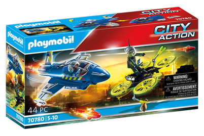 Image of Playmobil 70780 Polizei-Jet: Drohnen-Verfolgung bei JUMBO
