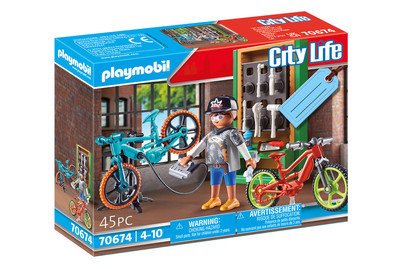 Image of Playmobil 70674 Geschenkset E-Bike-Werkstatt bei JUMBO