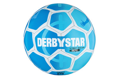 Image of Derbystar Street Soccer Heimspiel Fußball, Größe 5, neonblau