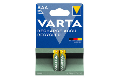 Image of Varta Accu Recycled Aaa/Lr03 800mAh 2 Stück