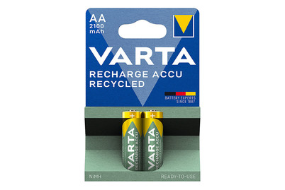 Image of Varta Accu Recycled Aa/Lr6 2100mAh 2 Stück bei JUMBO