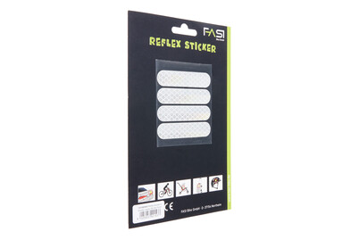 Image of Fasi Reflex-Sticker Streifen 3M weiss bei JUMBO