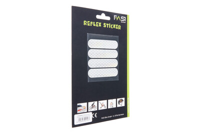 Image of Fasi Reflex-Sticker Streifen 3M weiss