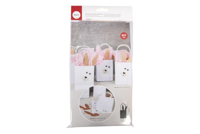 Image of BP Papier Geschenktasche Osterhase, 10,5x24,5cm, SB-Btl. 6Stück bei JUMBO