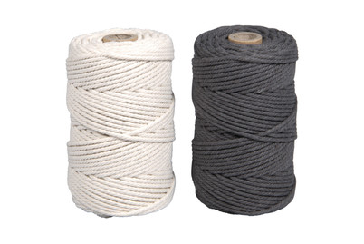 Image of Makramee Garn Set, 2,2mm ø, 2x ca. 200g, 2 Spulen à 70m bei JUMBO