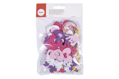 Image of Filz Motive Märchen Mix selbstklebend, 4cm, SB-Btl. 120Stück bei JUMBO