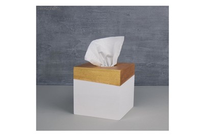 Image of Holz Kosmetiktücher Box FSC 100%, 14x14x14cm bei JUMBO