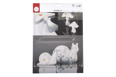 Image of PET Giessform Schnecken, 15,5x11x2cm+9,5x6,6x2cm bei JUMBO
