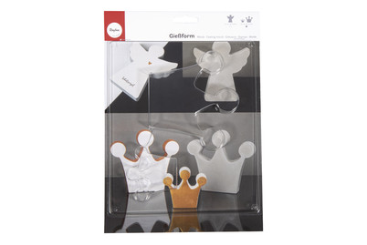 Image of PET Giessform Kronen, 13x12x2cm+6,5x7x2cm bei JUMBO