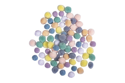 Image of Pompon Mischung, 15mm ø, farbsortiert, SB-Btl. 80Stück bei JUMBO