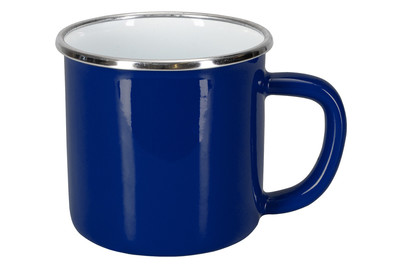 Image of Tee- und Kaffee - Mug Blue, Emaille, 4 dl, Ø 9 cm