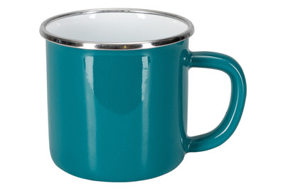 Image of Tee- und Kaffee - Mug Green, Emaille, 4 dl, Ø 9 cm bei JUMBO