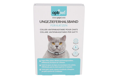 Image of Optipet Ungezieferhalsband für Katzen reflective bei JUMBO