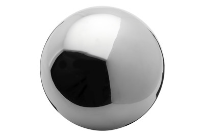 Image of Edelstahl Rosenkugel silber D14.7cm bei JUMBO