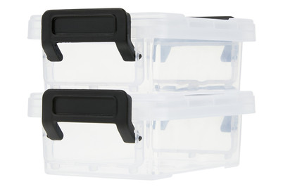 Image of Iris Minibox 2er-Set schwarz 0,2 L bei JUMBO