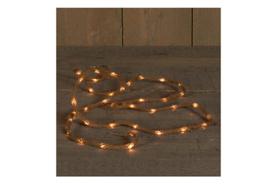 Image of Batteriebetriebene Lichterkette Seil Drahtsilber 200 cm 40 LED bei JUMBO