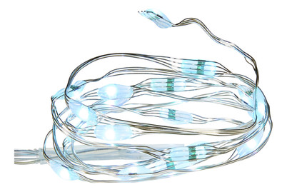Image of Lichterkette Draht Silber 100 cm 20 LED bei JUMBO