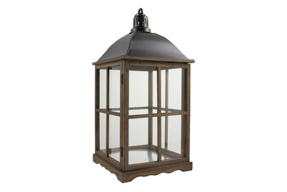 Image of Laterne braun 31x31x66cm bei JUMBO