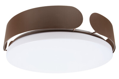 Image of Eglo Deckenlampe Valcasotto LED mokka/weiss