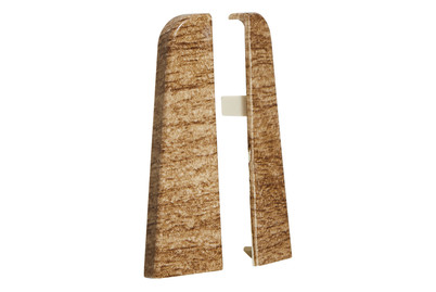 Image of Endstück-Element für 6 cm Sockelleisten Eiche beige bei JUMBO
