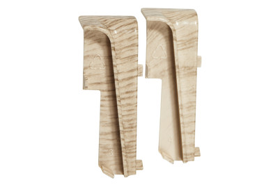 Image of Inneneck-Element für 6 cm Sockelleisten Eiche hellgrau bei JUMBO