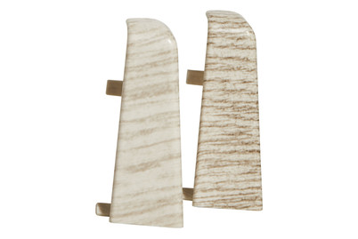 Image of Außeneck-Element für 6 cm Sockelleisten Esche grau bei JUMBO