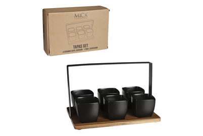 Image of Tapas SET Lasio Schwarz L22Cm B15Cm bei JUMBO