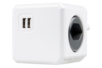Image of Steckdose Powercube Extended Grau bei JUMBO