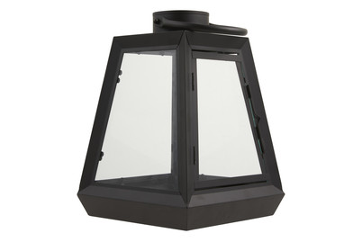Image of Laterne schwarz 22.5x22.5x30.5cm bei JUMBO