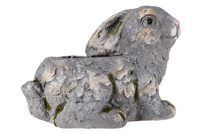 Image of Pflanztopf Hase Magn 32.5x24x24.5cm grau bei JUMBO