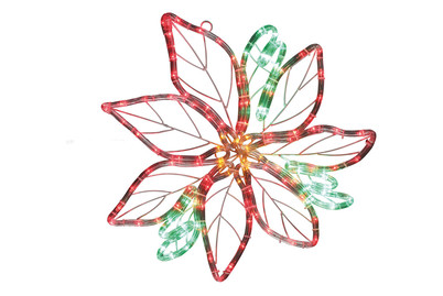 Image of Mood LED Silh Poinsetta bunt bei JUMBO