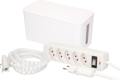 Image of Max Hauri AG Kabelmanagement Box Set klein weiss bei JUMBO