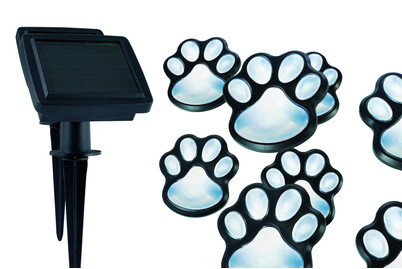 Image of LED-Solarlicht Pfoten Elche bei JUMBO