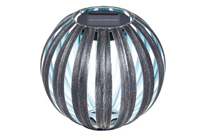 Image of Solarlampe Collioure Silber Blau bei JUMBO