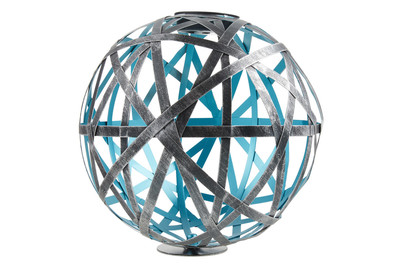 Image of Solarlampe Millau Silber Blau bei JUMBO