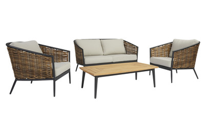 Image of Home and More Wicker-Set La Palma braun bei JUMBO