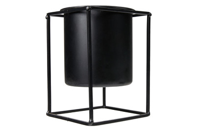 Image of Übertopf Keramik 9 cm schwarz bei JUMBO