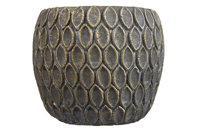 Image of Übertopf Keramik Marrakesch grau bei JUMBO