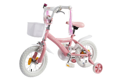 Image of California Kindervelo Star – 12 / 22cm – Weiss-Rosa