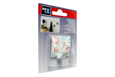Image of Klebehaken weiss mit Blumen Inofix bei JUMBO