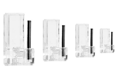 Image of Klebehaken für Vorhangstangen. Transpar bei JUMBO