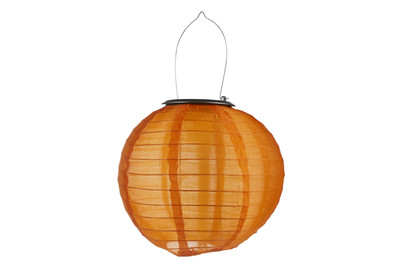 Image of Solar-Laterne Rund Orange bei JUMBO