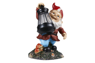 Image of Solar-Zwerg-Laterne ROT bei JUMBO