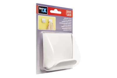 Image of Klebehaken Quadrat. weiss Inofix bei JUMBO