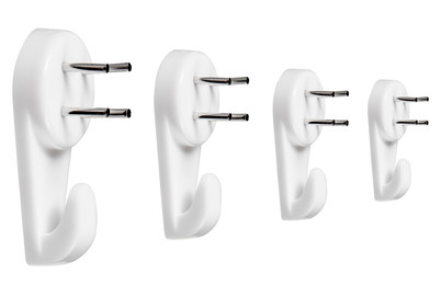 Image of Bildhaken 4Fach, Weiss bei JUMBO