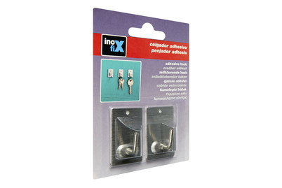 Image of Klebehaken für Schlüssel Silb. 2st bei JUMBO