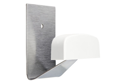 Image of Klebehaken Quadratisch. weiss Metallisch bei JUMBO